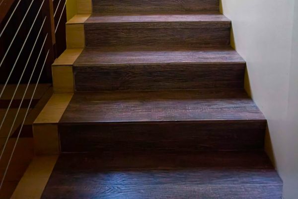réduction du bruit escalier bois