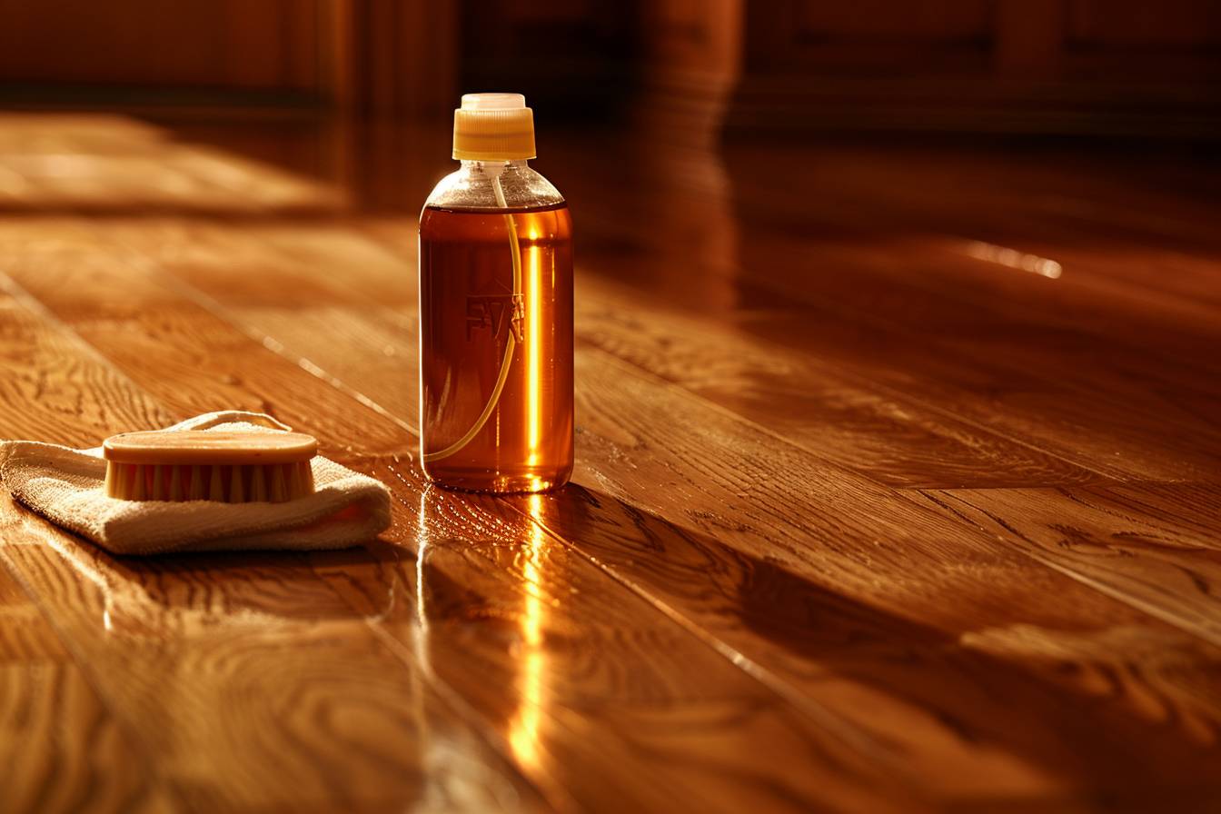 Parquet flottant avec protection contre rayures  
Surface de parquet préservée des dommages et rayures