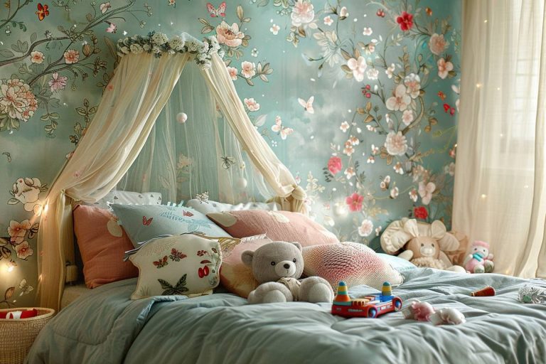 papier peint coloré et joyeux pour chambre enfant