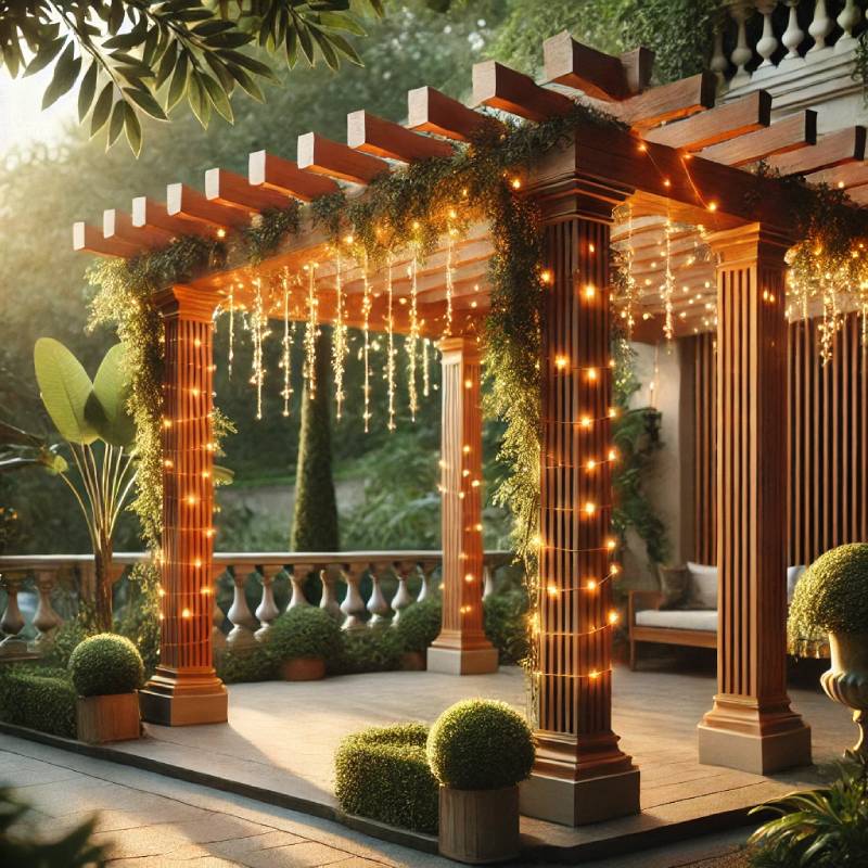 pergola decor mariage