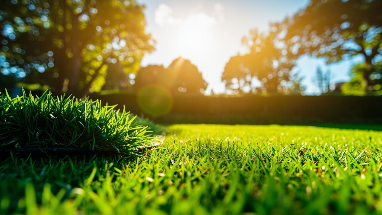 Gazon synthétique ou naturel dans un jardin  
Comparaison entre gazon synthétique et naturel