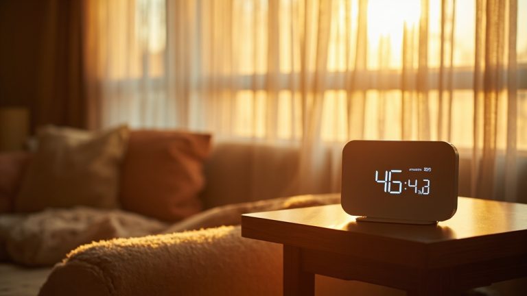 Homme surveillant un hygrometre dans une maison