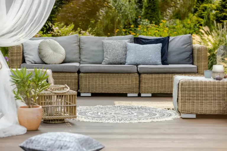 coussin banquette jardin