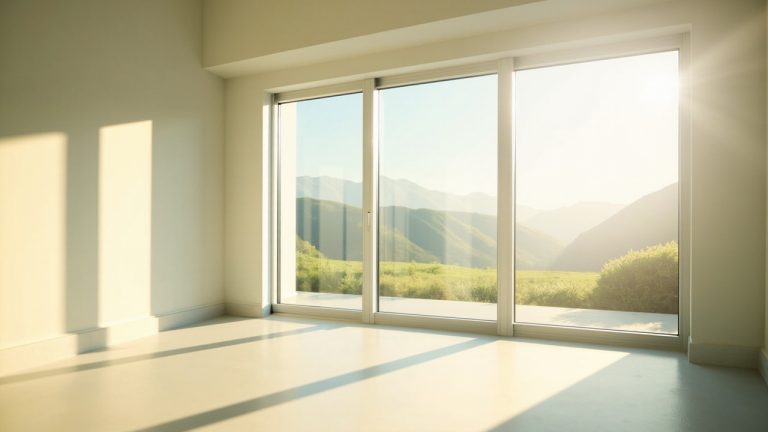 Fenetre pvc double vitrage en verre clair