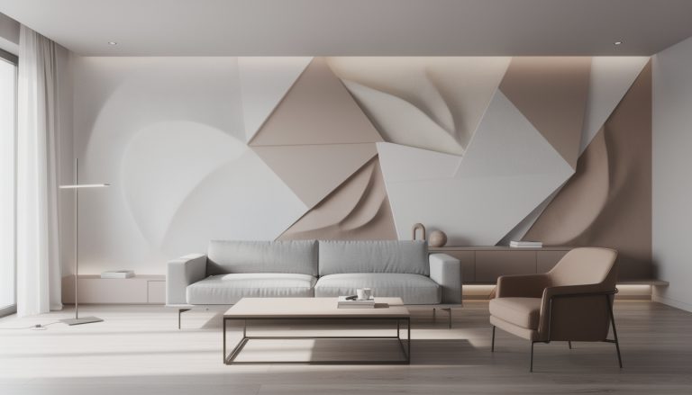 découvrez comment utiliser des motifs géométriques et des reliefs muraux pour structurer votre espace avec élégance, en optimisant le design sans le surcharger.