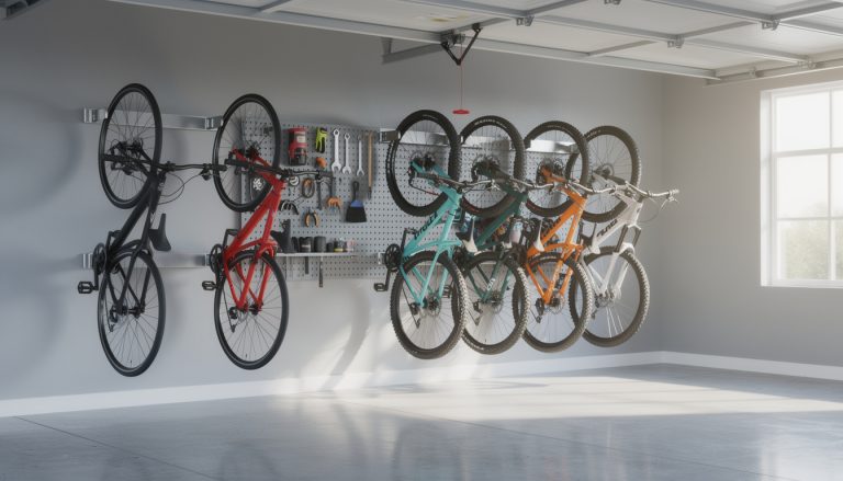 découvrez comment optimiser l'espace de votre garage avec un râtelier à vélo pratique et sécurisé pour bien ranger vos vélos.